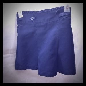Cherokee girls sz small navy blue skorts